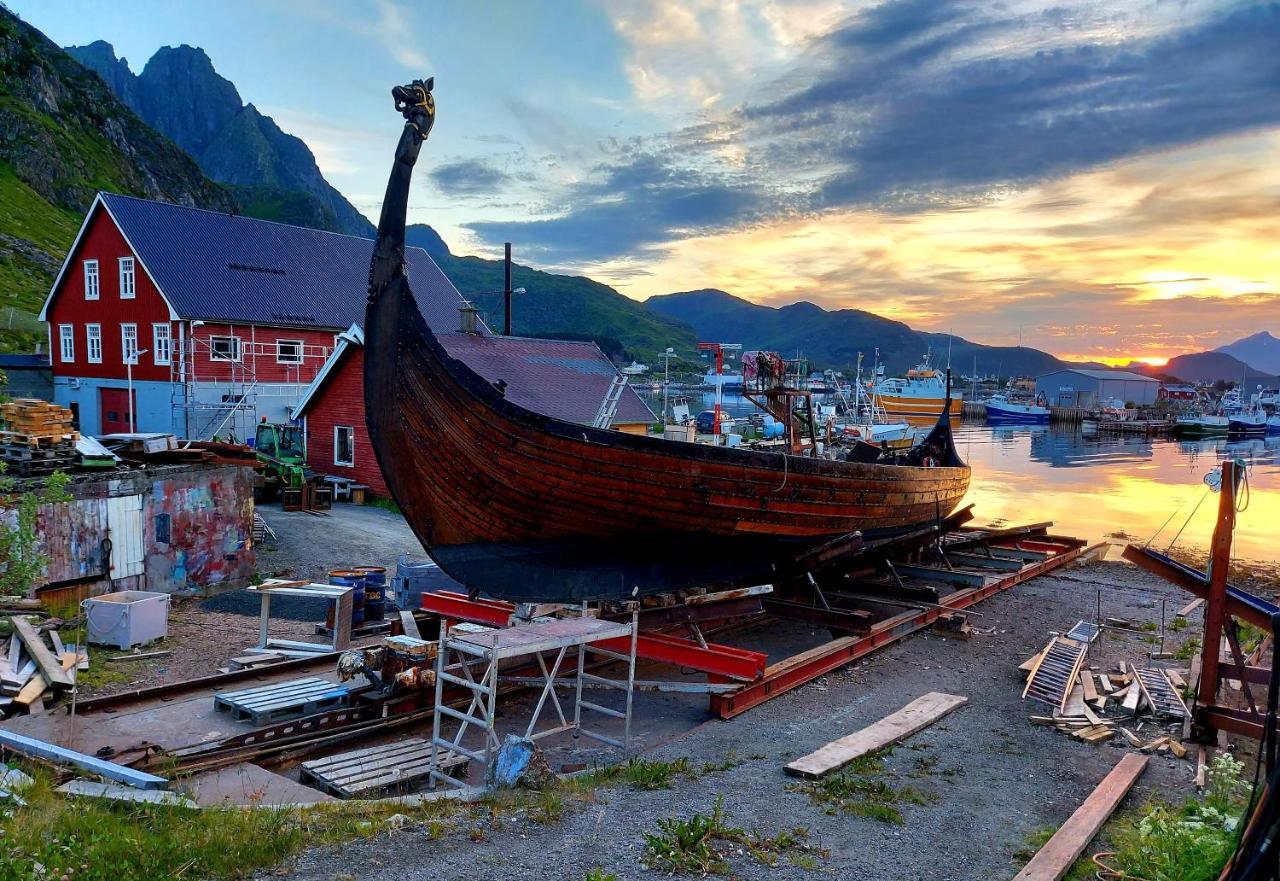 Вілла Solrik Beliggenhet I Lofotens Storste Fiskevaer Баллстад Екстер'єр фото